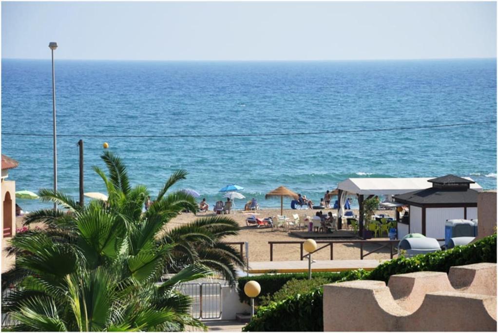 Precioso Duplex Con Piscina, En 1ª Linea De Playa Villa Puerto de Mazarron Exterior photo